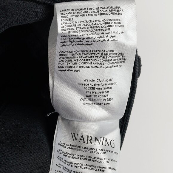 Wandler Carnation Black Straight-Leg Jeans - Picture 12 of 13